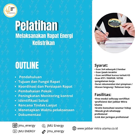 Melaksanakan Rapat Energi Kelistrikan
